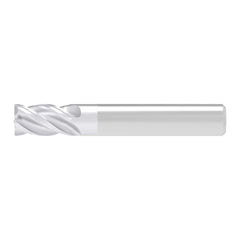 Corner Chamfer End Mill: 8.00 mm Dia, 12.00 mm LOC, 4 Flute, 0.20 mm Chamfer Width, Solid Carbide