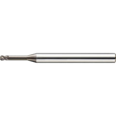 Corner Radius End Mill: 6.00 mm Dia, 4.80 mm LOC, 30 deg Helix, HMG Coated, Corner Radius End, Centercutting Series HGLRS