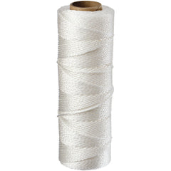 Twine; Twine Type: Twine Tube; Twine Construction: Braided; Material: Nylon; Color: White; Twine Size: 1000; Breaking Strength (Lb.): 165.00