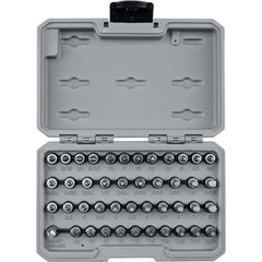 Hex & Torx Bit Socket Sets; Set Type: Hex Bit; Drive Size: 1/4 in; Minimum Set Torx Size: T6; Minimum Set Hex Size (Inch): 5/64