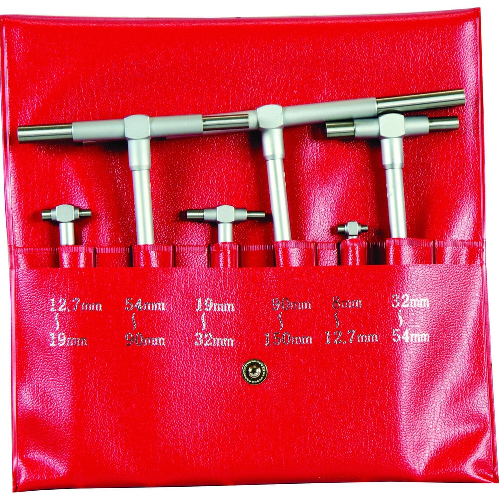 Telescoping Gage Sets; Minimum Measurement (mm): 8; Maximum Measurement: 150.00