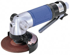 Air Angle Grinder: 4" Wheel Dia, 13,000 RPM