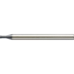 Corner Radius End Mill: 1.50 mm Dia, 0.75 mm LOC, 0 deg Helix, UDC Coated, Corner Radius End, Centercutting Series UDCLRSF