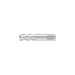 Corner Chamfer End Mill: 2.80 mm Dia, 6.00 mm LOC, 3 Flute, 0.05 mm Chamfer Width, Solid Carbide