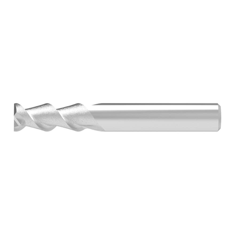 Corner Chamfer End Mill: 8.00 mm Dia, 20.00 mm LOC, 2 Flute, 0.15 mm Chamfer Width, Solid Carbide