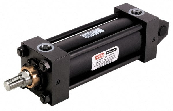 Double Acting Rodless Air Cylinder: 4" Bore, 2" Stroke, 250 psi Max, 1/2 NPTF Port, Cap Fixed Clevis Mount