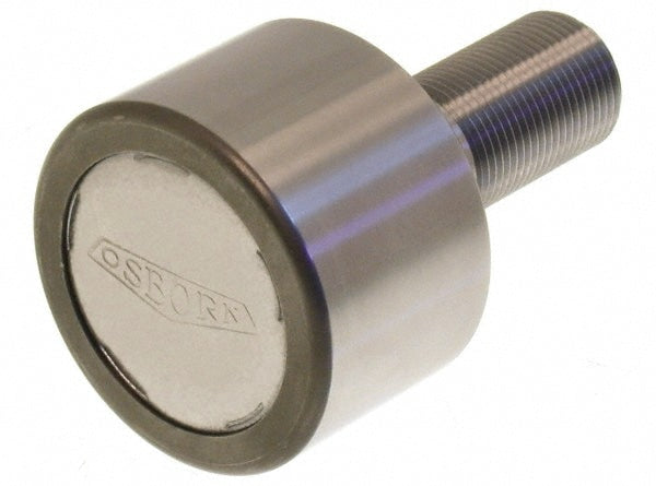 Plain Cam Follower: 1" Roller Dia, 0.781" Roller Width, 0.4375" Stud Dia