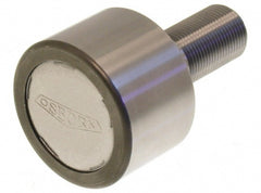 Plain Cam Follower: 1.375" Roller Dia, 0.844" Roller Width, 0.5" Stud Dia