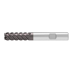 Corner Chamfer End Mill: 20.00 mm Dia, 60.00 mm LOC, 4 Flute, 0.15 mm Chamfer Width, Solid Carbide