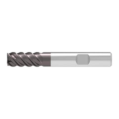 Corner Chamfer End Mill: 20.00 mm Dia, 38.00 mm LOC, 4 Flute, 0.15 mm Chamfer Width, Solid Carbide