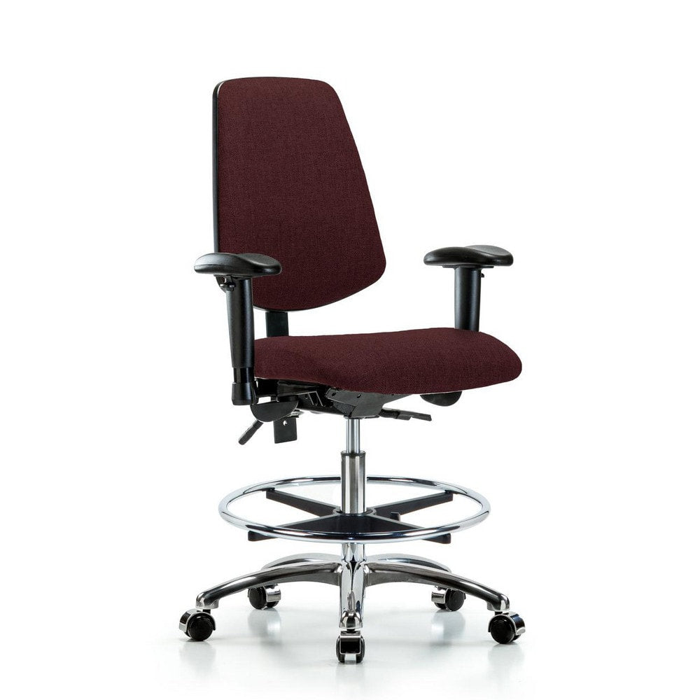 Task Chair Task Chair: Olefin, 28-1/4" Seat Height, Burgundy