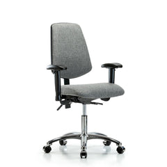 Task Chair Task Chair: Olefin, 24" Seat Height, Gray