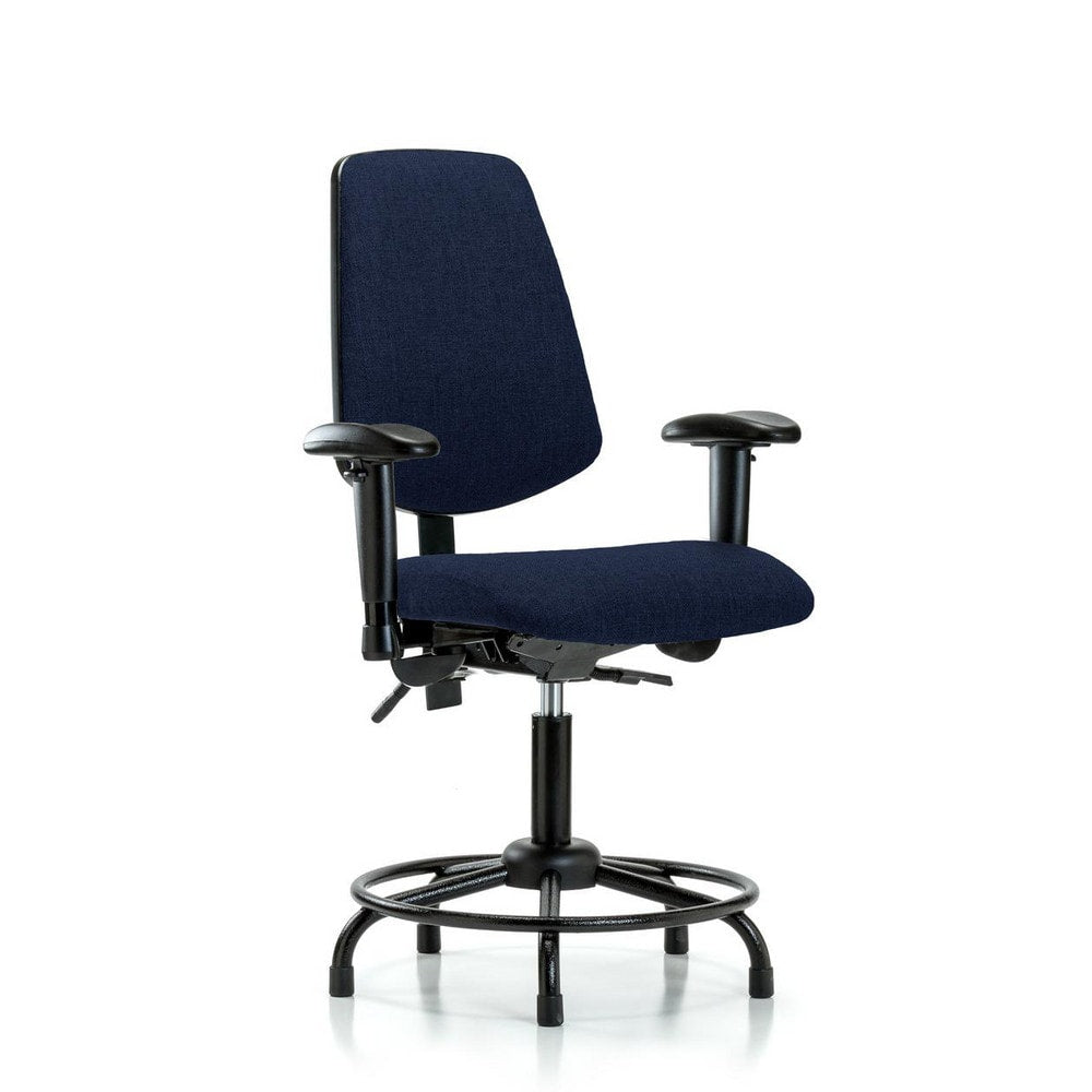 Task Chair Task Chair: Olefin, 25-3/4" Seat Height, Navy Blue