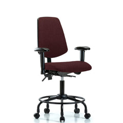 Task Chair Task Chair: Olefin, 27-3/4" Seat Height, Burgundy