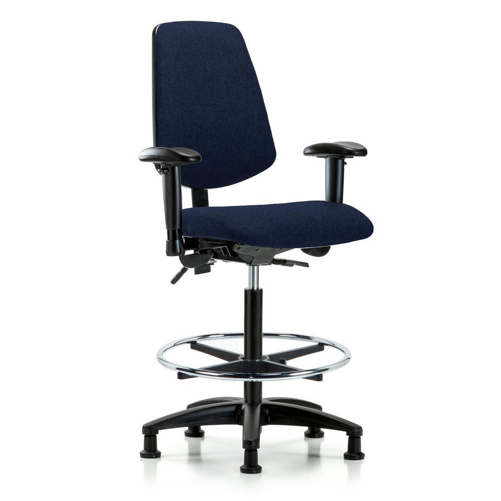 Task Chair Task Chair: Olefin, 34-1/2" Seat Height, Navy Blue