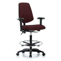 Task Chair Task Chair: Olefin, 34-1/2" Seat Height, Burgundy