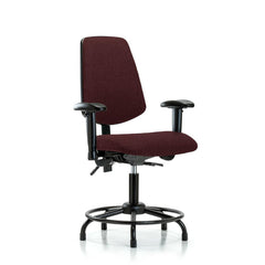 Task Chair Task Chair: Olefin, 25-3/4" Seat Height, Burgundy