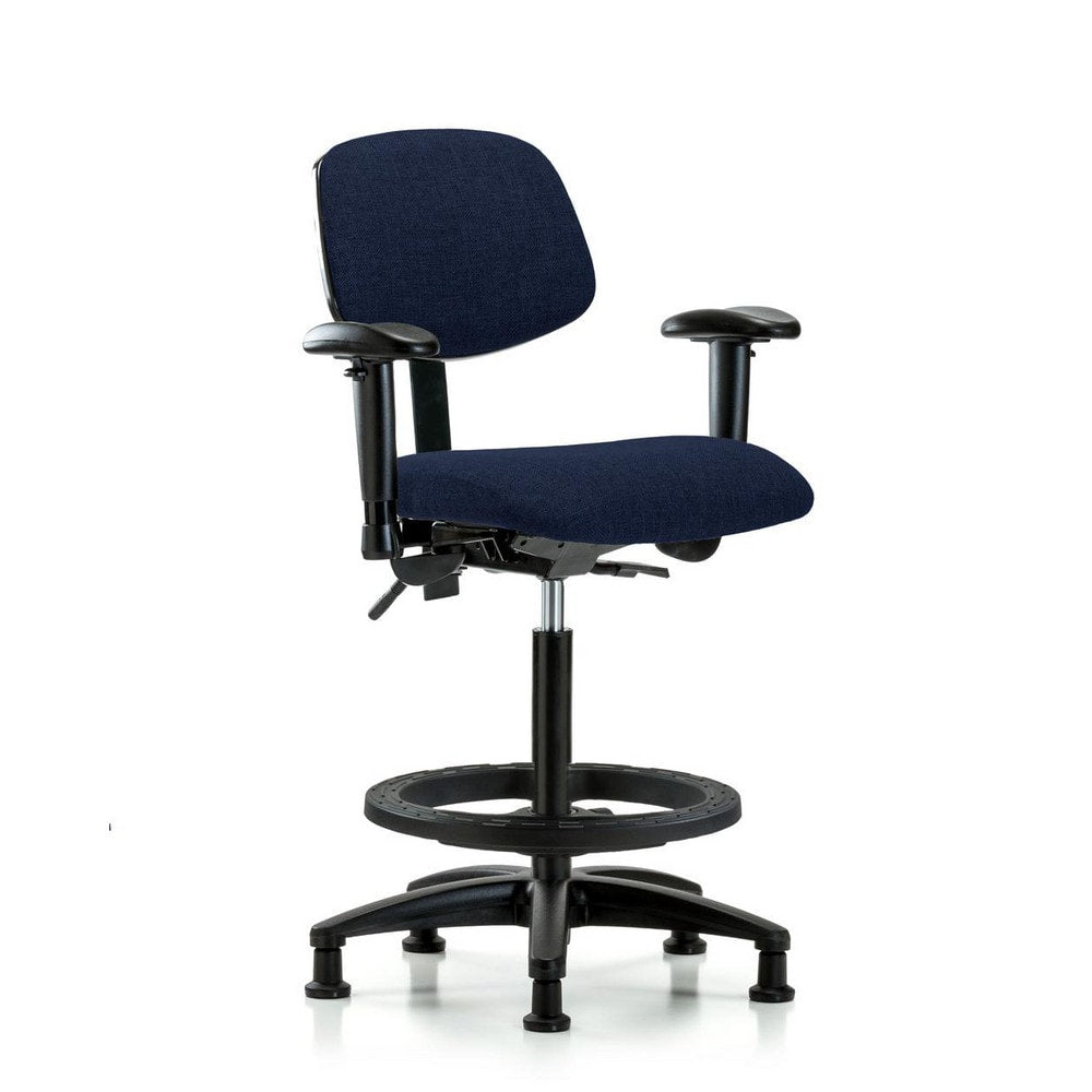 Task Chair Task Chair: Olefin, 34-1/2" Seat Height, Navy Blue