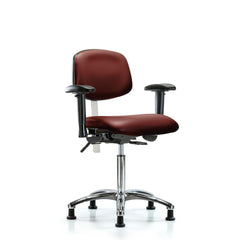 Clean Room Task Chair: Vinyl, 29" Seat Height, Borscht