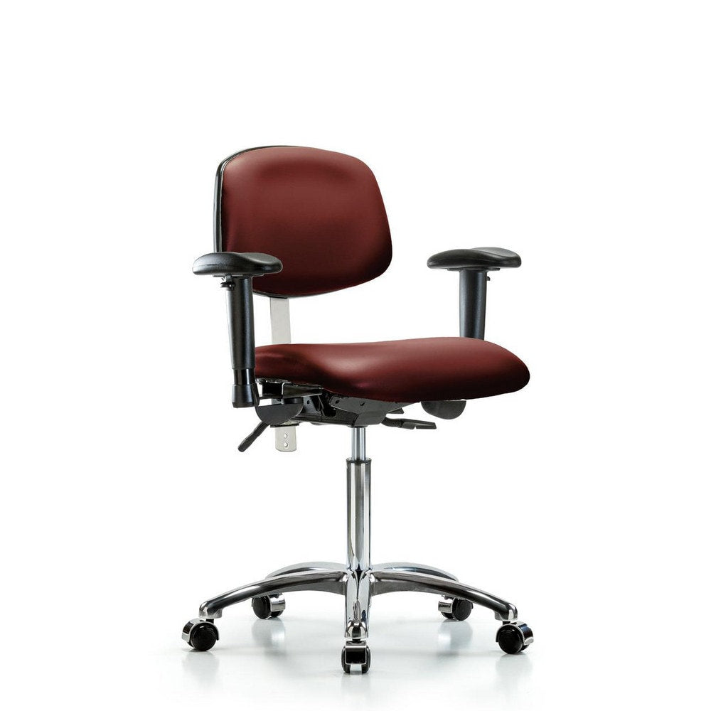 Clean Room Task Chair: Vinyl, 29" Seat Height, Borscht