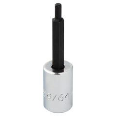 Hand Hex Bit Socket: 3/8" Drive, 9/64" Hex