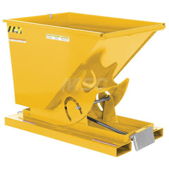 Stationary Tilt Hopper: 4,000 lb Capacity, 34" Wide, 51.88" Long, 38.0625" High