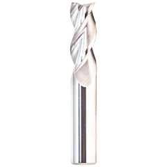 Corner Radius End Mill: 3/4" Dia, 1-5/8" LOC, 3.04 mm Radius, 3 Flute, Solid Carbide