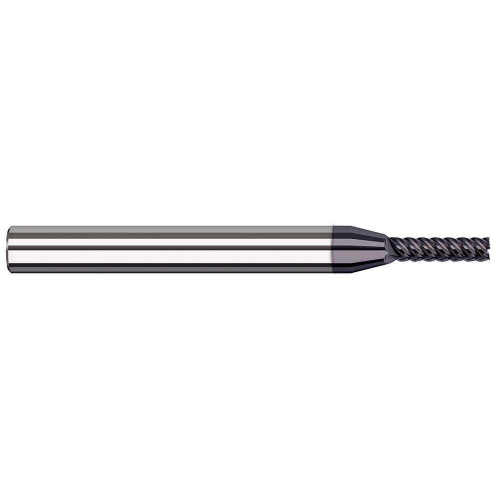 Square End Mill: 3/16" Dia, 3/4" LOC, 7 Flute, Solid Carbide