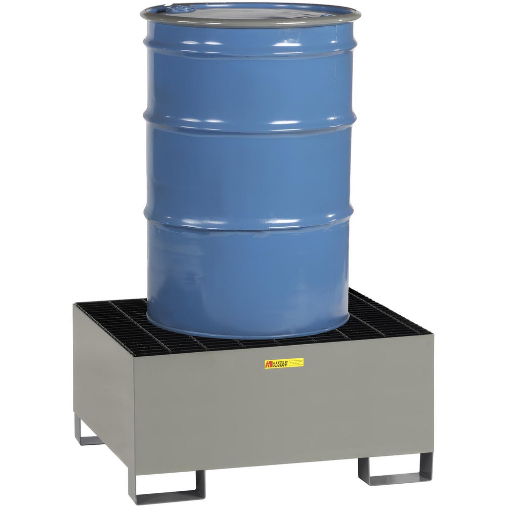 Spill Control Pallet:  1 Drum,  66.00 gal,  3000.00 lb,  Steel