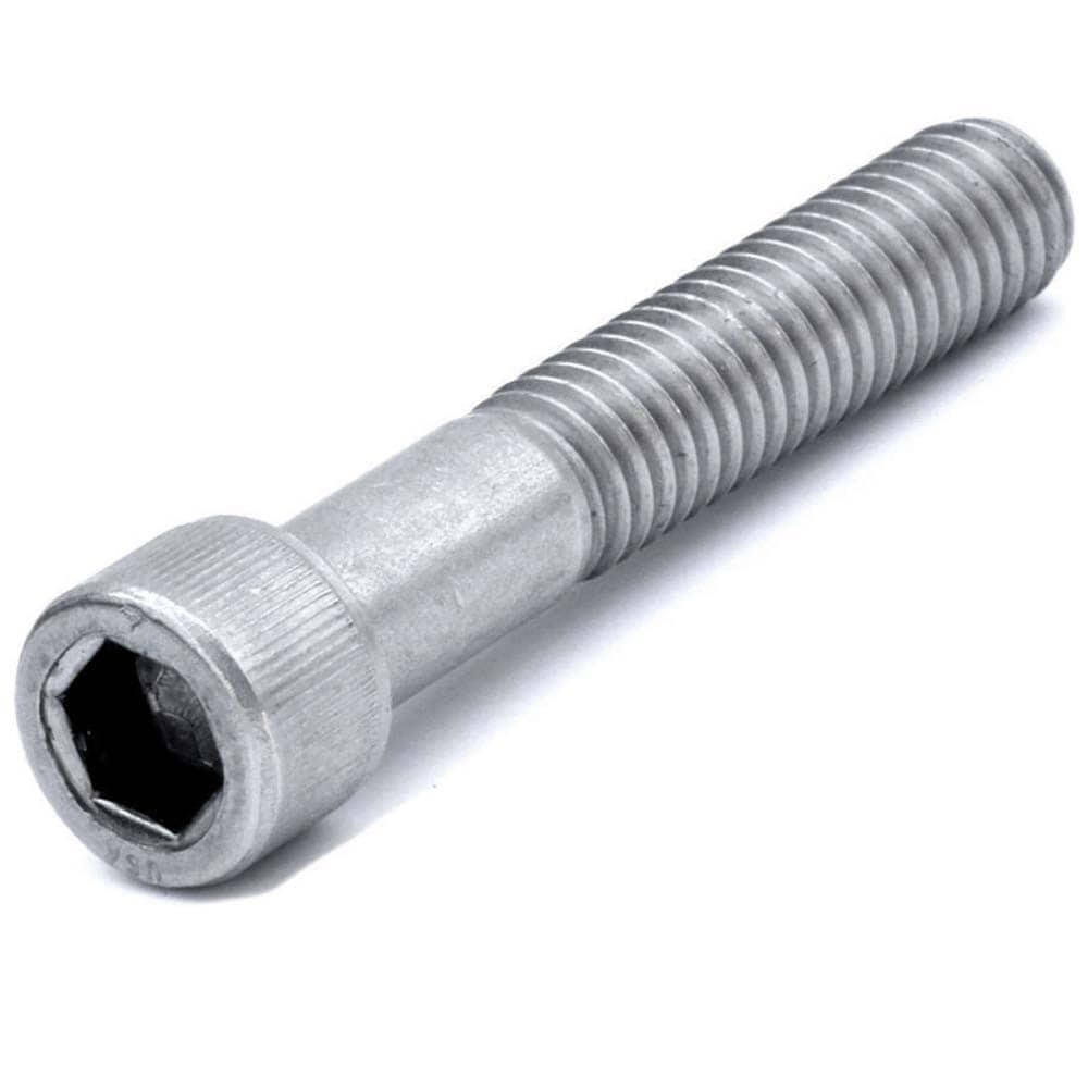 Hex Socket Cap Screw: 1/4-20 Thread, 7-1/2" Length Under Head, Stainless Steel, Bright/Uncoated Finish