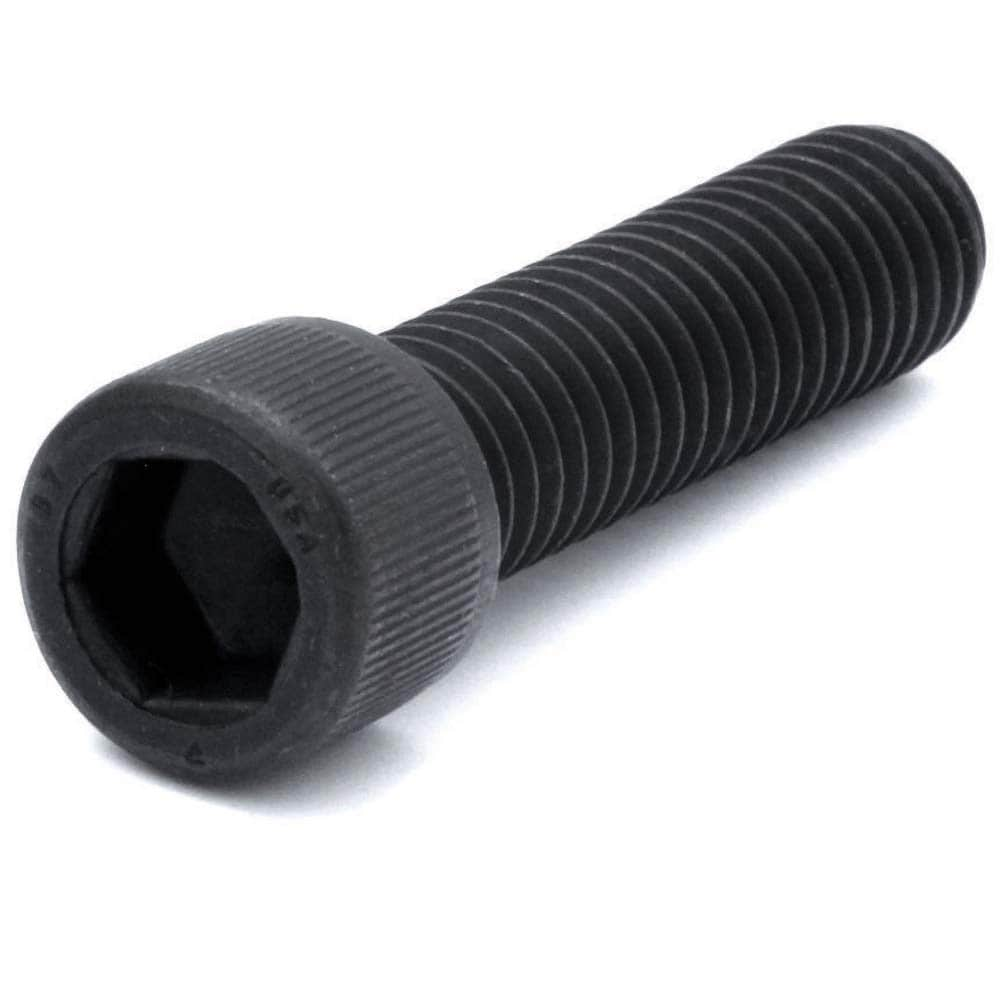 Hex Socket Cap Screw: 5/16-18 Thread, 3/4" Length Under Head, Alloy Steel, Thermal Black Oxide Finish