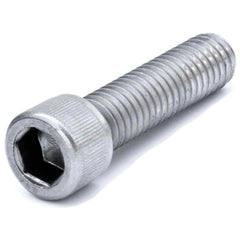 Hex Socket Cap Screw: 1/4-28 Thread, 1-1/8" Length Under Head, Stainless Steel, Bright/Uncoated Finish