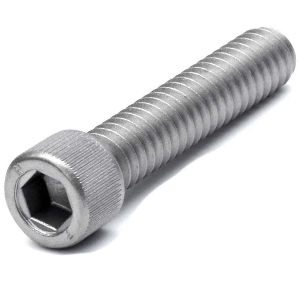 Hex Socket Cap Screw: 3/8-16 Thread, 1" Length Under Head, Alloy Steel, Passivated Finish