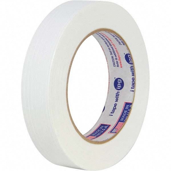 Filament & Strapping Tape; Type: Filament Tape; Color: White; Width (mm