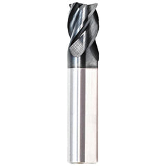 Corner Radius End Mill: 1/2" Dia, 1" LOC, 0.0600" Radius, 4 Flute, Solid Carbide