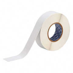 Continuous Tape for Printer: 1-1/2" x 300', Polyvinyl Fluoride, White