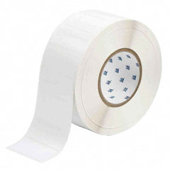 Label Maker Label: White, Polyester, 3,000 per Roll