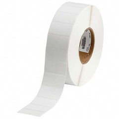 Label Maker Label: White, Paper, 5,200 per Roll