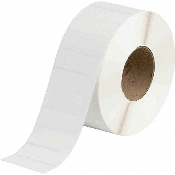 Label Maker Label: White, Paper, 5,200 per Roll