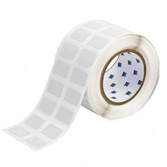 Label Maker Label: Silver, Metallized Polyester, 1-1/4" OAW, 2,000 per Roll