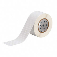 Label Maker Label: White, Polyvinylfluoride, 1-1/4" OAW, 10,000 per Roll