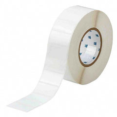 Label Maker Label: White, Polyester, 3,000 per Roll