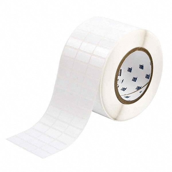 Label Maker Label: White, Vinyl, 10,000 per Roll