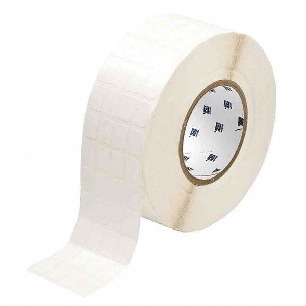 Label Maker Label: White, Nylon, 1/2" OAW, 10,000 per Roll