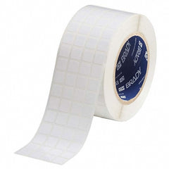 Label Maker Label: White, Polyester, 1/2" OAW, 10,000 per Roll