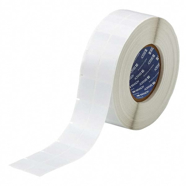 Label Maker Label: Clear & White, Vinyl, 5,000 per Roll