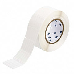 Label Maker Label: White, Cloth, 1/4" OAW, 5,000 per Roll