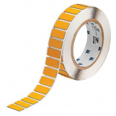 Label Maker Label: Yellow, Polyester, 500 per Roll