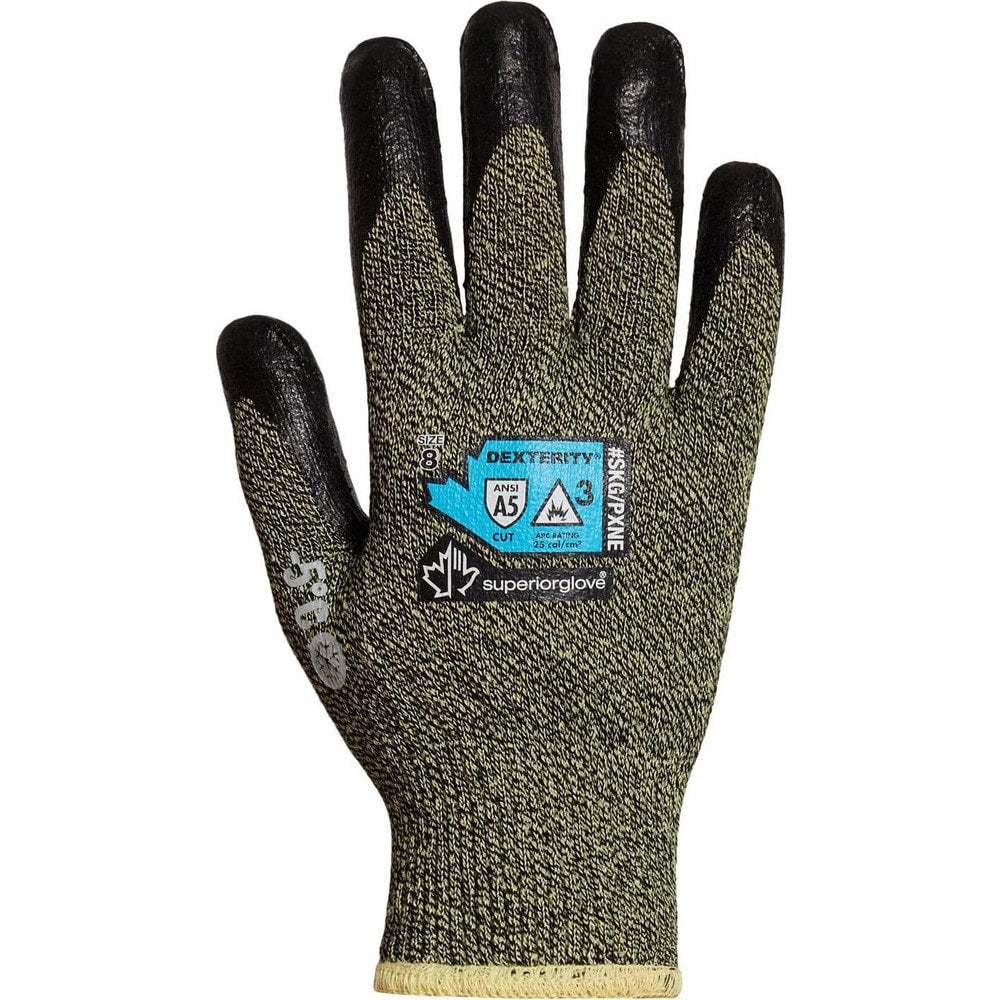 Cut-Resistant Gloves: Superior Glove Works SKG/PXNE, Size X-Large, ANSI Cut A5, ANSI Puncture 0, Neoprene, ParaActiv