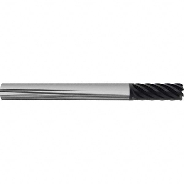 Corner Radius End Mill: 1-1/4" Dia, 2" LOC, 38 deg Helix, Corner Radius End,   Series HS